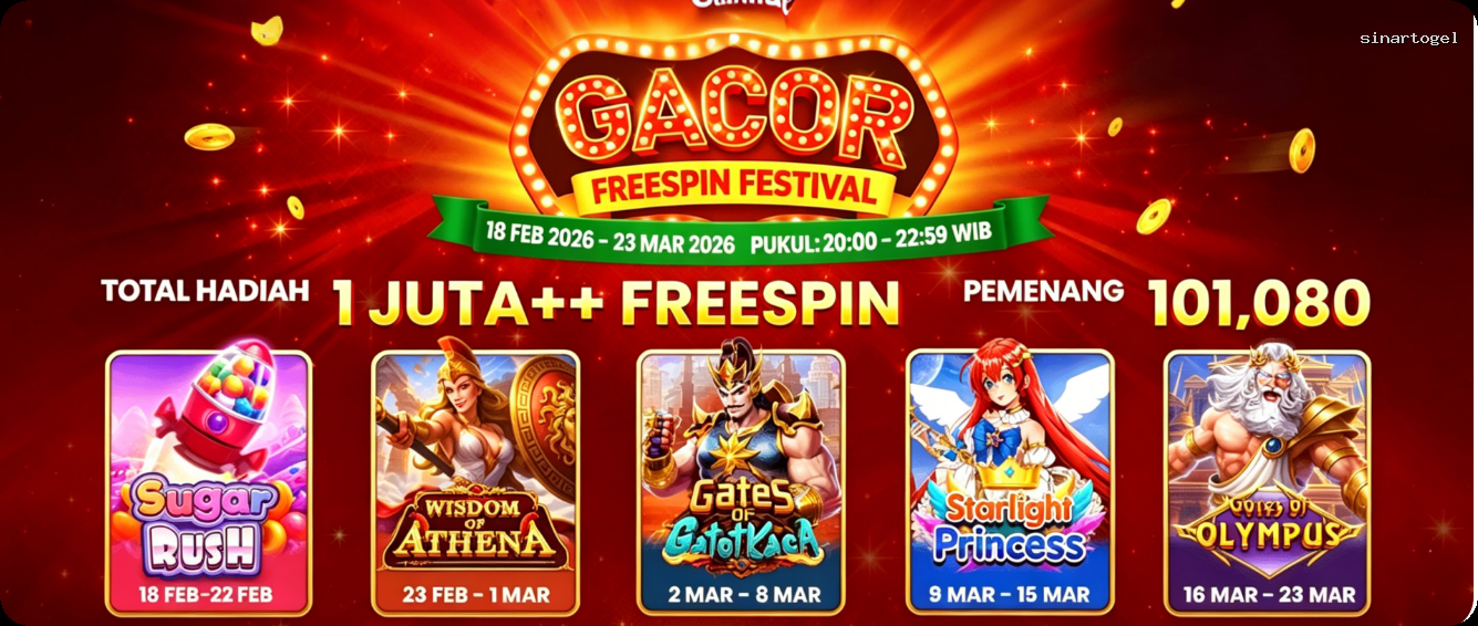 Login sinartogel Sekarang Bonus Melimpah